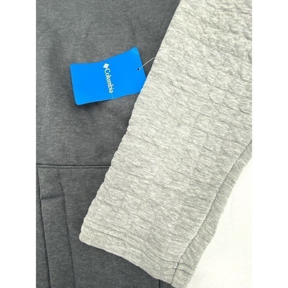NEW Columbia Sunday Summit Oversized Grey Funnel Neck Women’s Sweatshirt Size L - Picture 12 of 16